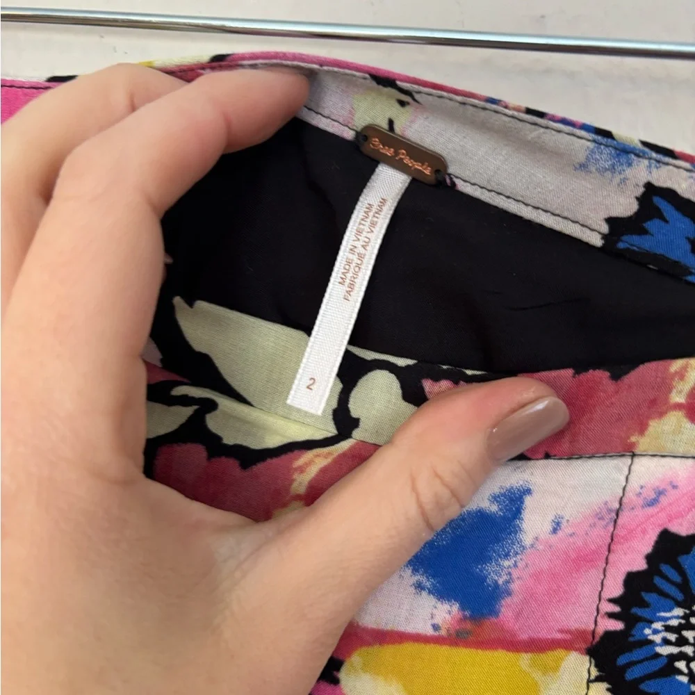 Free People Hot Tropics Floral Printed Maxi Skirt size 2 - Picture 5 of 8